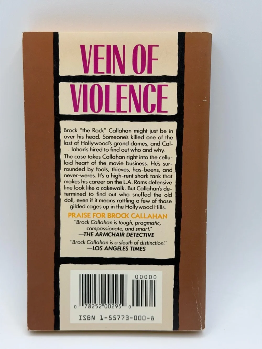 Vein of Violence by William Campbell Gault Paperback Book 1965 Edition